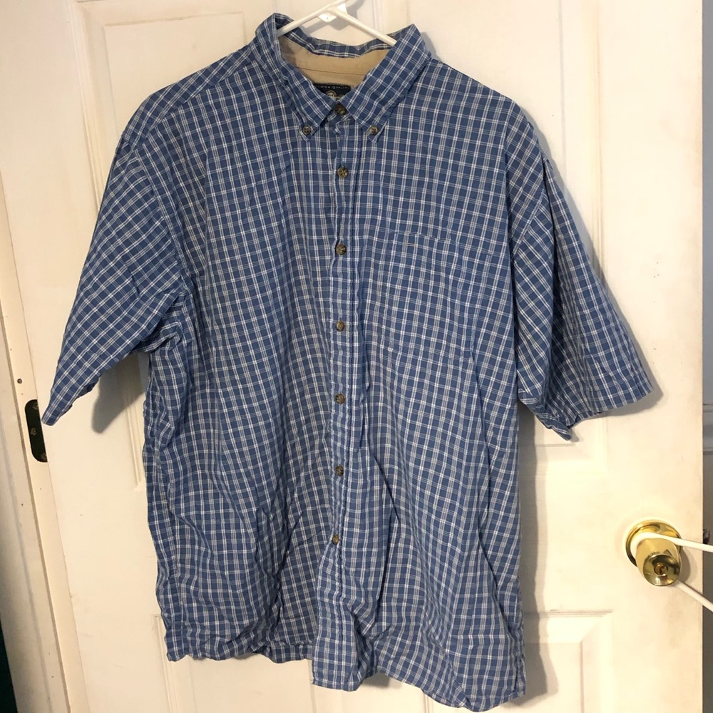 Men’s XL Wrangler Button Down Short Sleeve Shirt